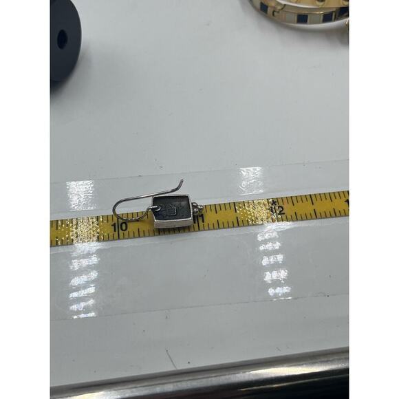 Artisan Sterling Silver Signed 925 Raised Swirl Filigree Boho Drop Bali Earring - Picture 12 of 13